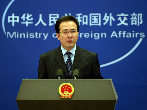 Chinese Foreign Ministry spokesman Hong Lei 