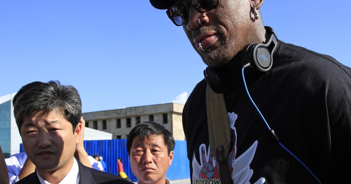 Dennis Rodman back in North Korea 