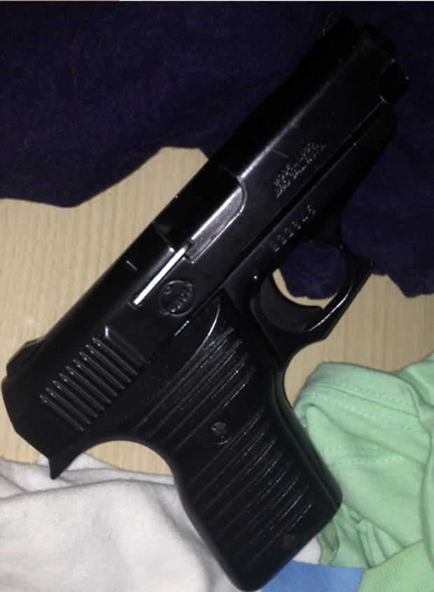 Loaded .380 semi-automatic firearm seized by police in Flatlands, Brooklyn 