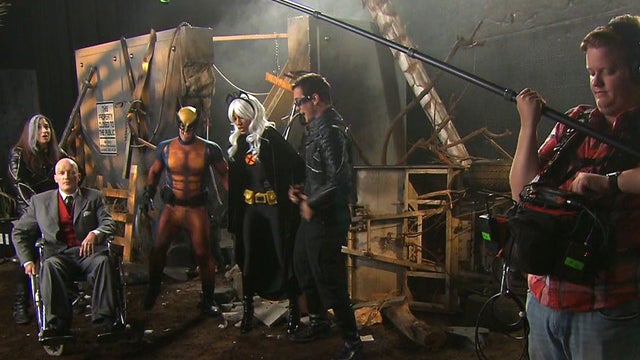 YouTube superhero show being shot 