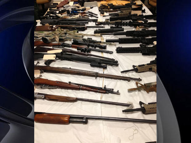 Weapons Cache Allegedly Found At Home Of Accused Cop Impersonator 