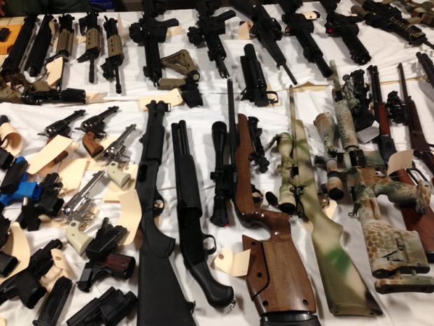 Weapons Cache Allegedly Found At Home Of Accused Cop Impersonator 
