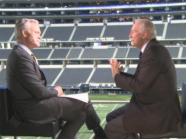Scott Pelley spoke with Dallas Cowboys owner Jerry Jones. 