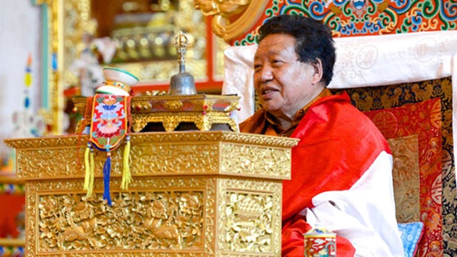 Tibetan monk Tarap Shetrup Akong, known to many Buddhists as Choje Akong Rinpoche 