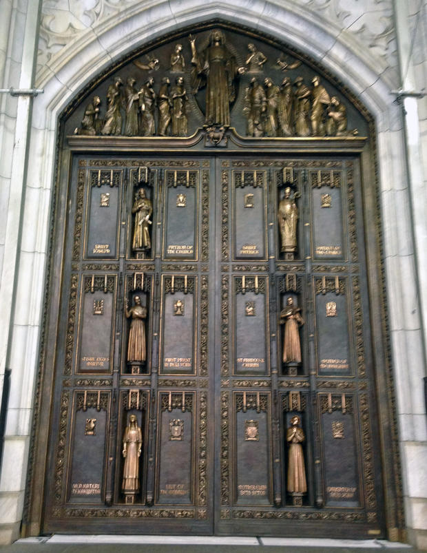 St. Patrick's Cathedral Restored Doors 
