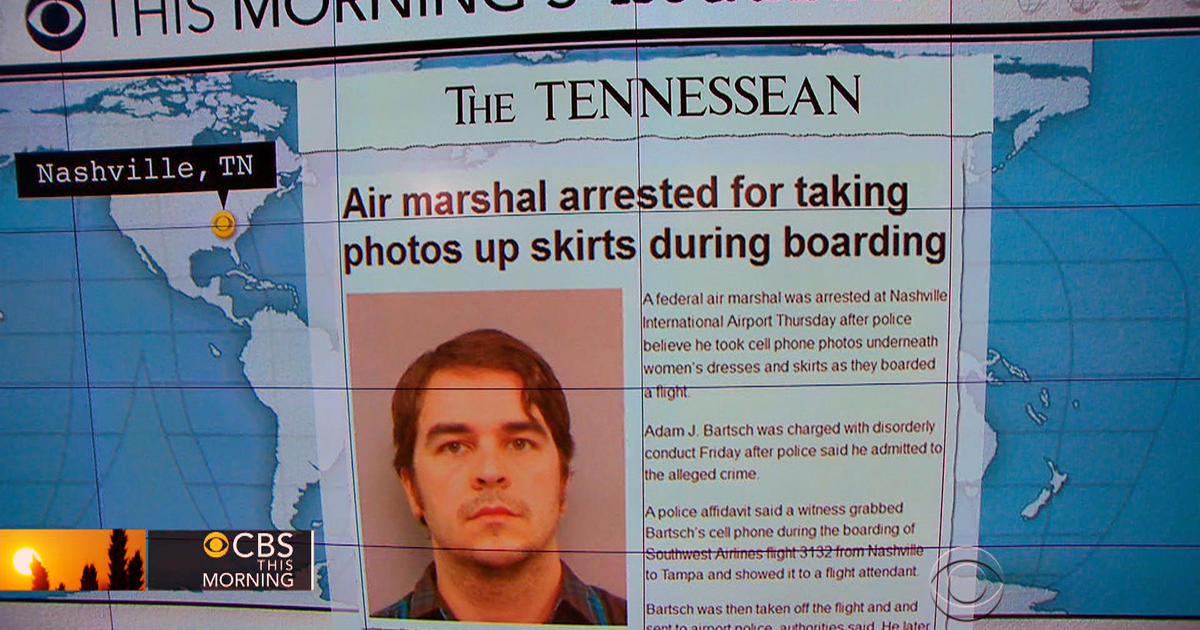 Headlines At 8 30 Federal Air Marshal Accused Of Snapping Photos Up