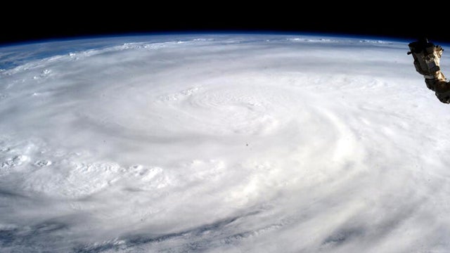 Typhoon Haiyan is seen in this image provided by NASA taken by Astronaut Karen L. Nyberg aboard the International Space Station Nov. 9, 2013. 