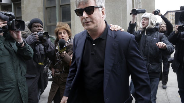 Alec Baldwin leaves criminal court in New York on Nov. 12, 2013. 