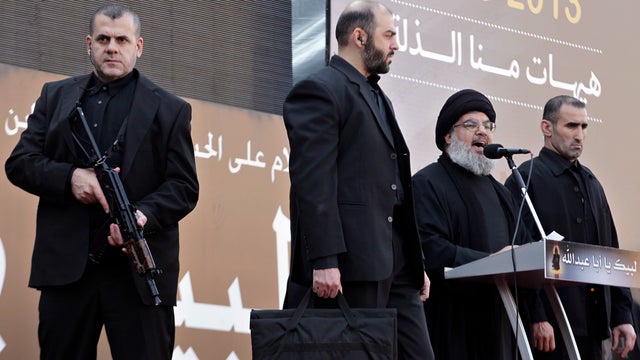 Hezbollah leader Sheik Hassan Nasrallah 