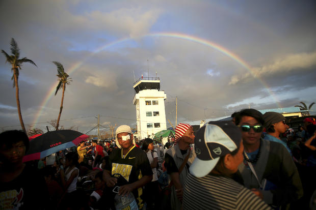 Rainbow over Tacloban 