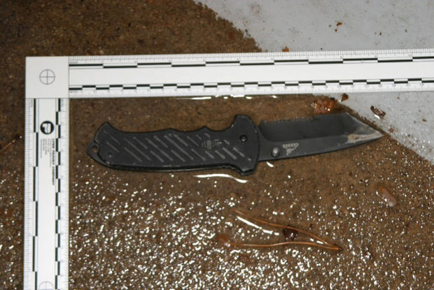 Suspect's knife 