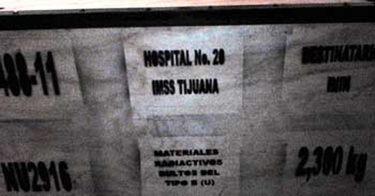 Radioactive material recovered from stolen truck in Mexico CBS News