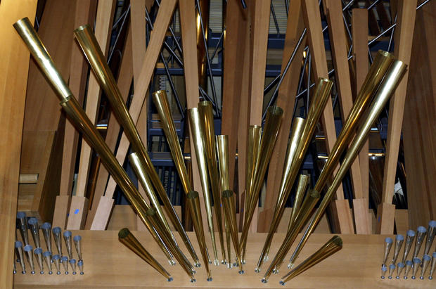 A View Of Organ Pipes Walt Disney Concert Hall 