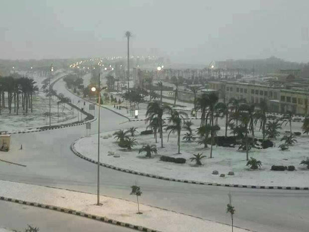 Snow in Cairo 