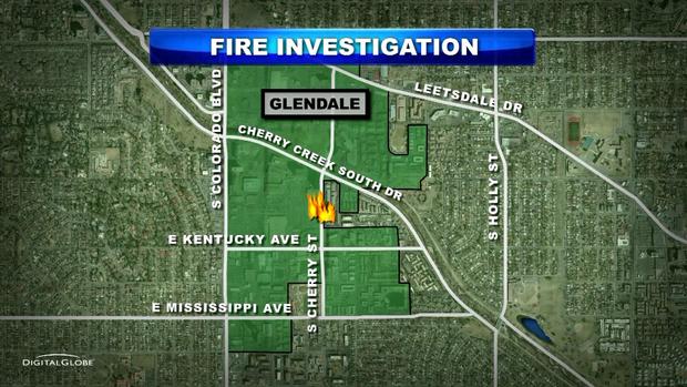 GLENDALE FIRE map 