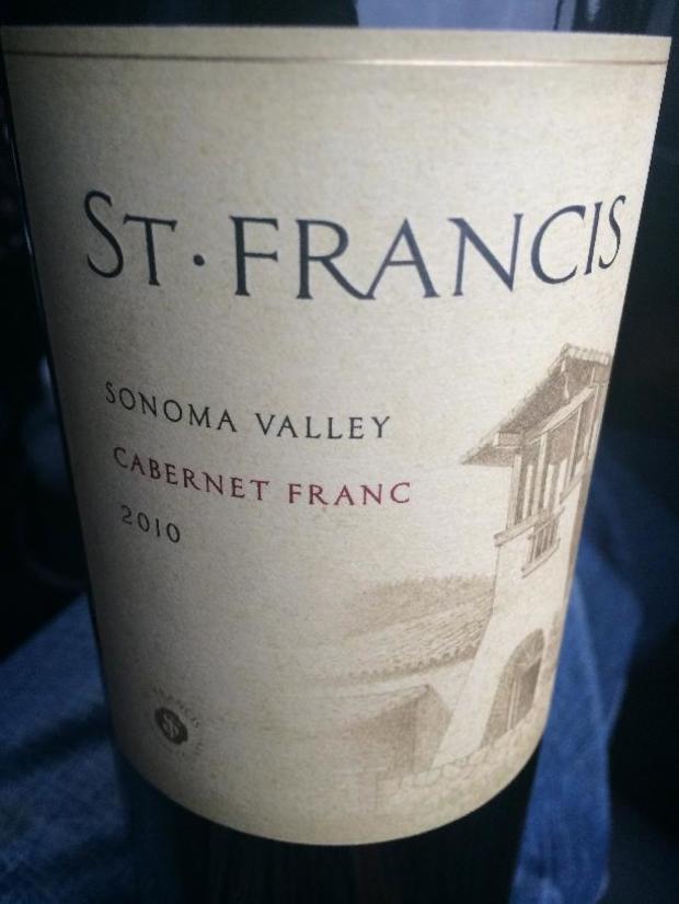 St. Francis Wine Bottle Pic 