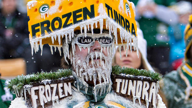 Frozen Tundra Packers fan 
