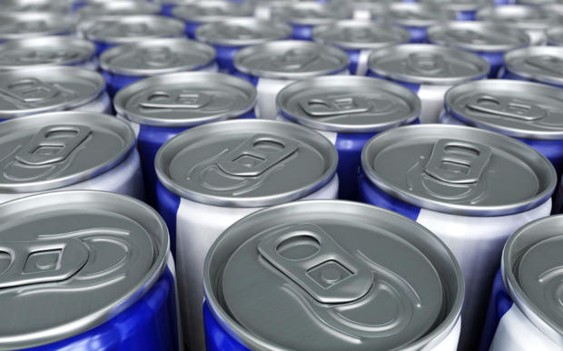Cans of Energy Drink 