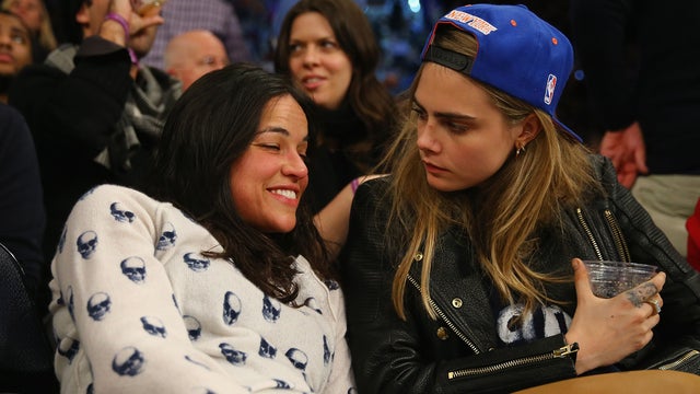 Michelle Rodriguez and Cara Delevingne 