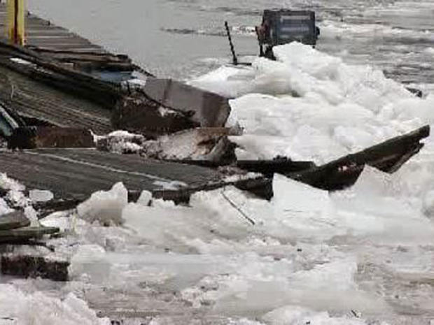 Ice Jam On Allegheny River Causing Problems 