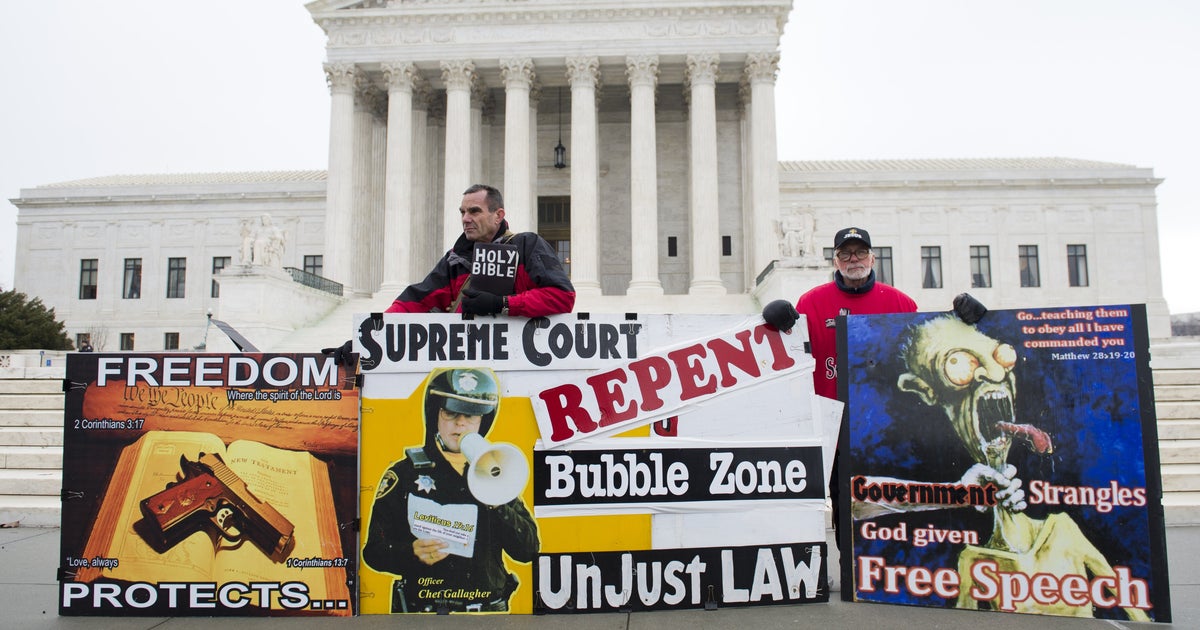 Supreme Court skeptical of Mass. abortion buffer zones CBS News