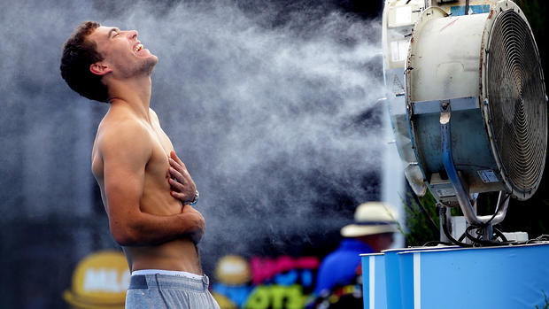 Beating the heat at Australian Open 