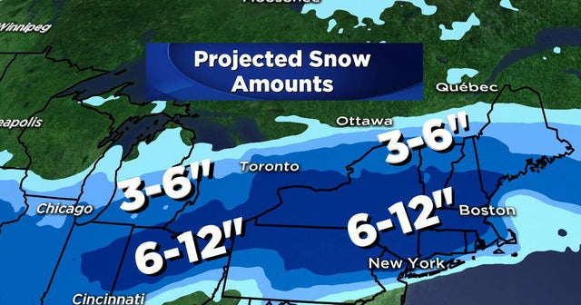 Second winter storm pounds Midwest and Northeast - CBS News
