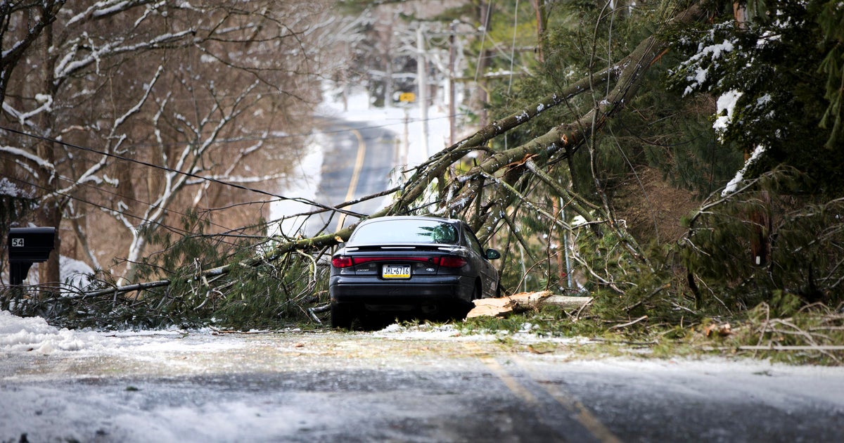 Hundreds of thousands without power in Pa. - CBS News