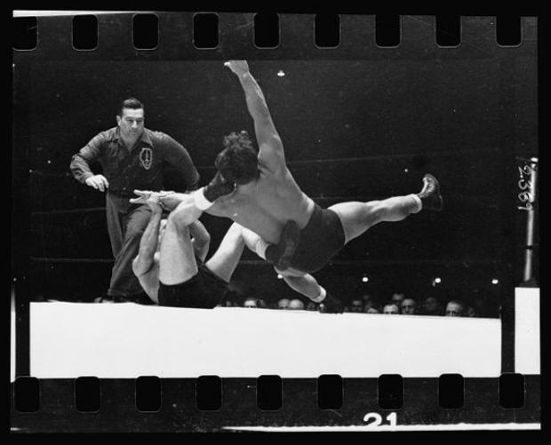 Stanley Kubrick Wrestling Match 