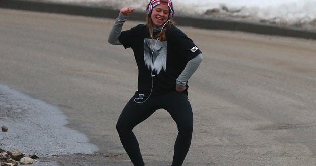 U.S. luger Kate Hansen's prerace ritual Dancing to Beyonce CBS News