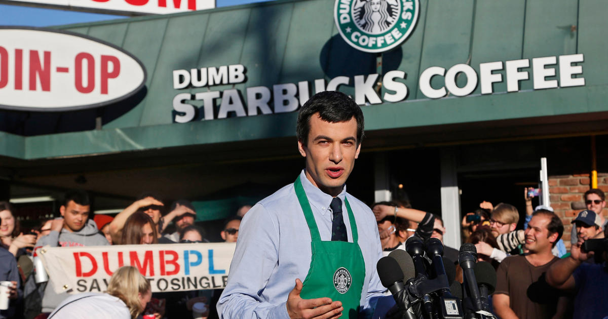 Nathan For You Dumb Starbucks Coffee Funny Mouse Pad by BeeGeeTees® 