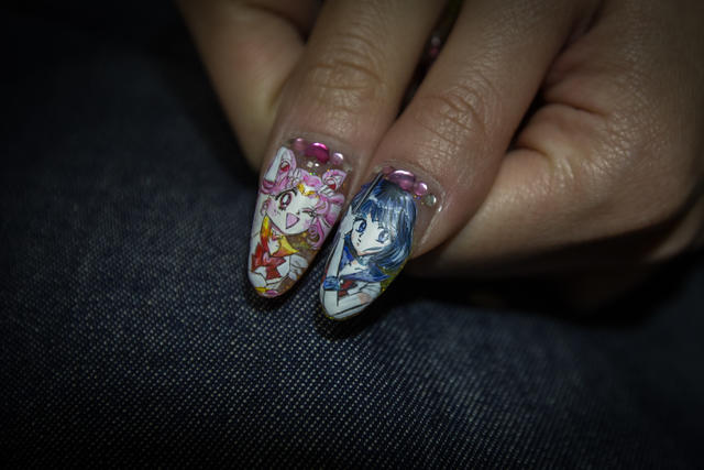 23 Anime Nail Designs to Show Your Love for Anime and Manga | Manicura,  Manicura de uñas, Diseños para uñas
