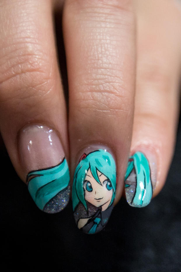 Anime nail art 
