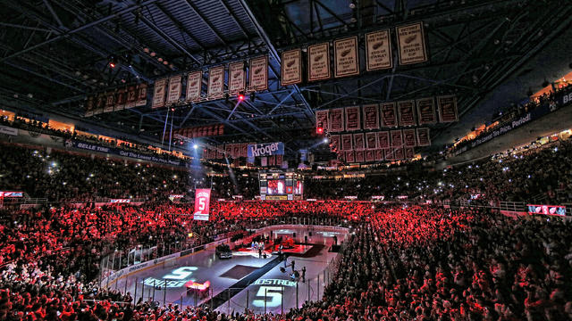 Joe Louis Arena demolition: Detroit Red Wings fans watch as last