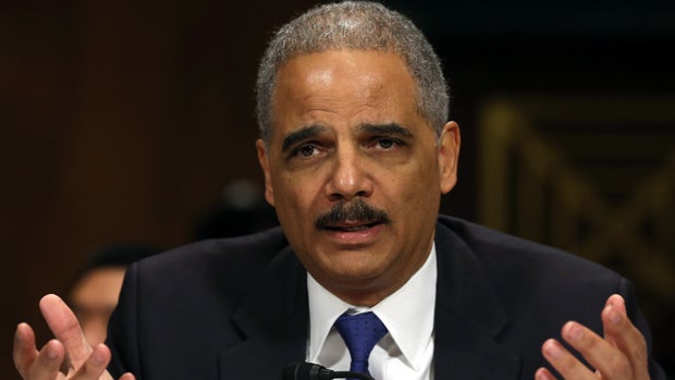 Attorney General Eric Holder testifies during a Senate Judiciary Committee hearing on Capitol Hill Jan. 29, 2014, in Washington. 