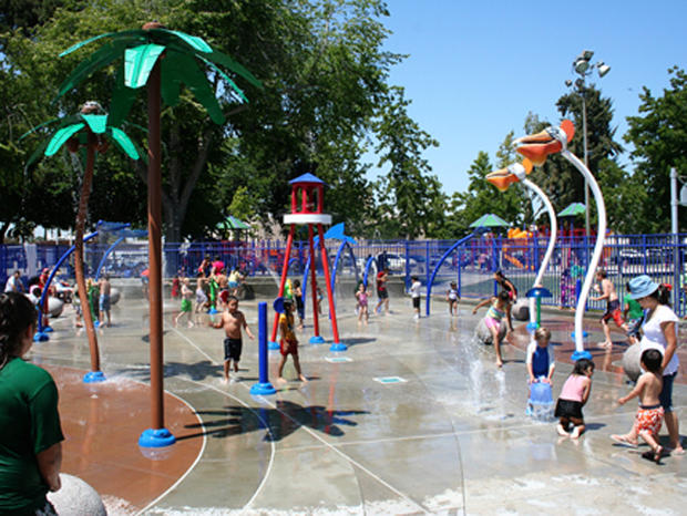 Sigler Park splash pad 