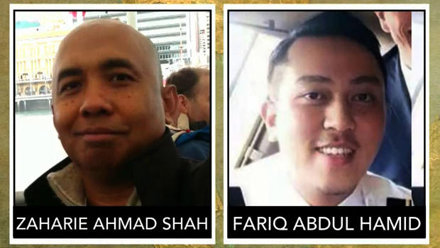 Malaysia Airlines Flight 370 pilot Zaharie Ahmad Shah and co-pilot Fariq Abdul Hamid 