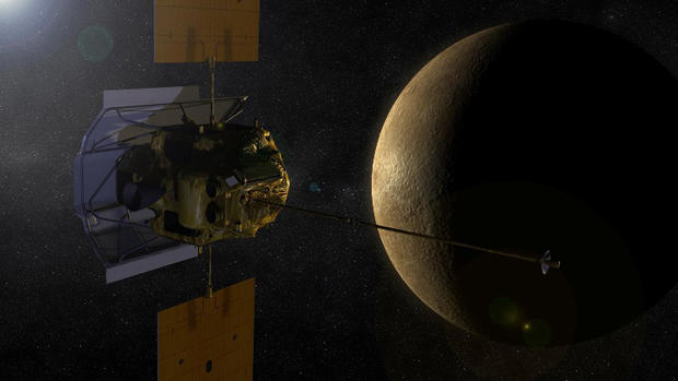 Messenger from Earth reaches Mercury orbit  