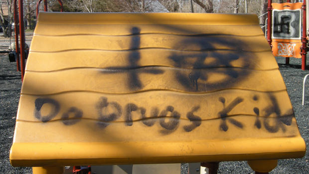 Long Island park vandalized 