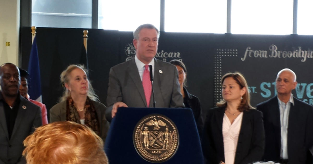 Mayor De Blasio Signs NYC Paid Sick Leave Bill Into Law CBS New York