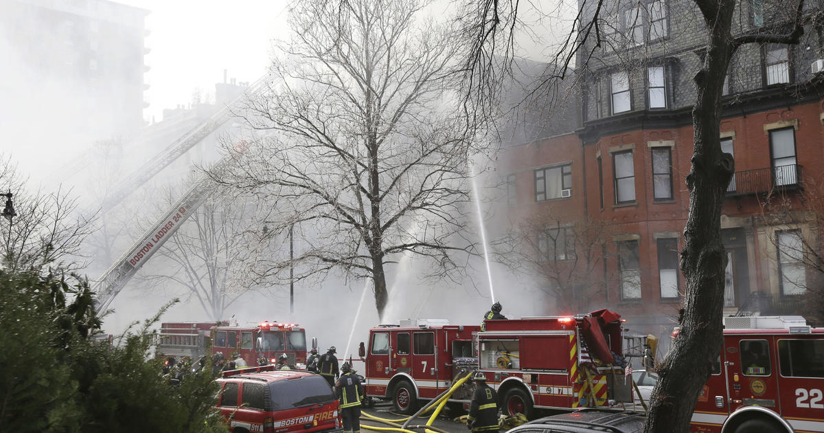 2 Firefighters Killed Battling Fierce Boston Blaze - CBS News