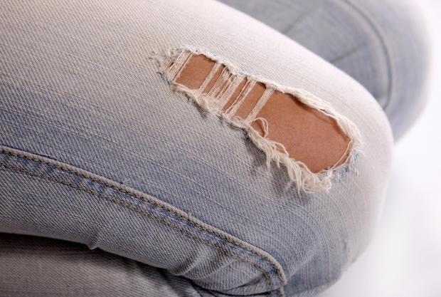 jeans denim distressed 