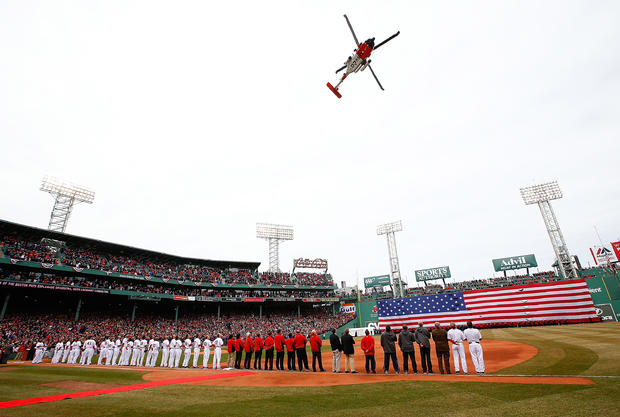 Red Sox 2014 Home Opener And World Series Ring Ceremony 