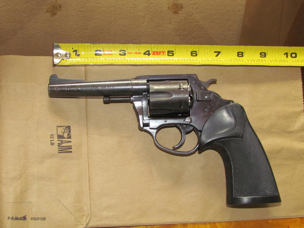 .38 caliber revolver found inside Caryn Kelley's bedroom 