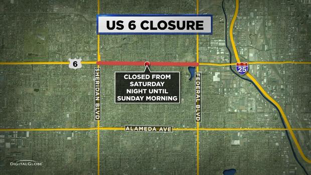 US 6 Closure Map 