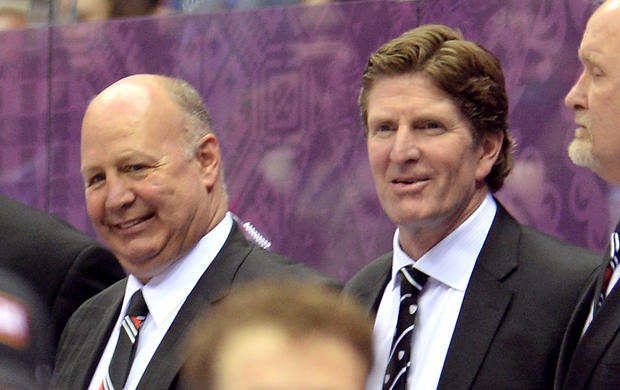 Claude Julien and Mike Babcock 