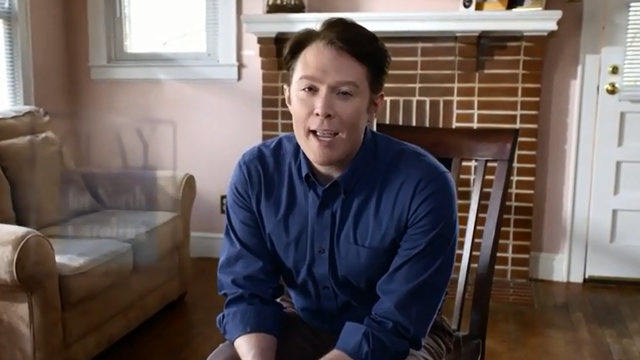 Screenshot from Clay Aiken's first congressional ad, launched April 22, 2014 