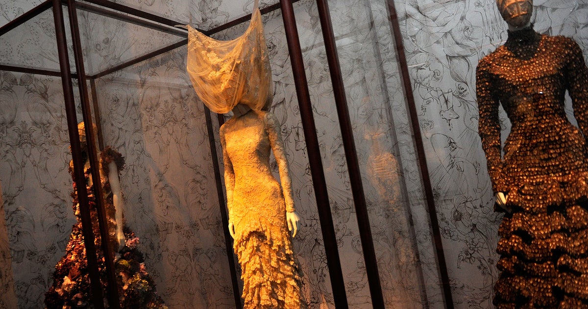 Popular Alexander McQueen exhibit heads to London - CBS News