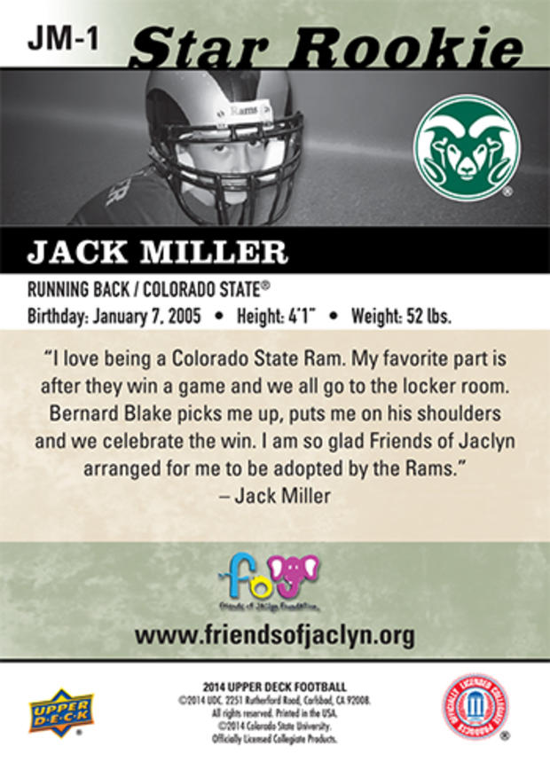 Jack Miller Upper Deck Card 