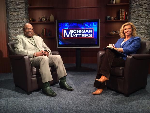 Rev. Wendell Anthony, president of the Detroit Branch of the NAACP,  with Carol Cain 